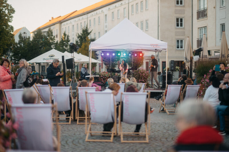 Open Stage auf dem Dessauer Marktplatz