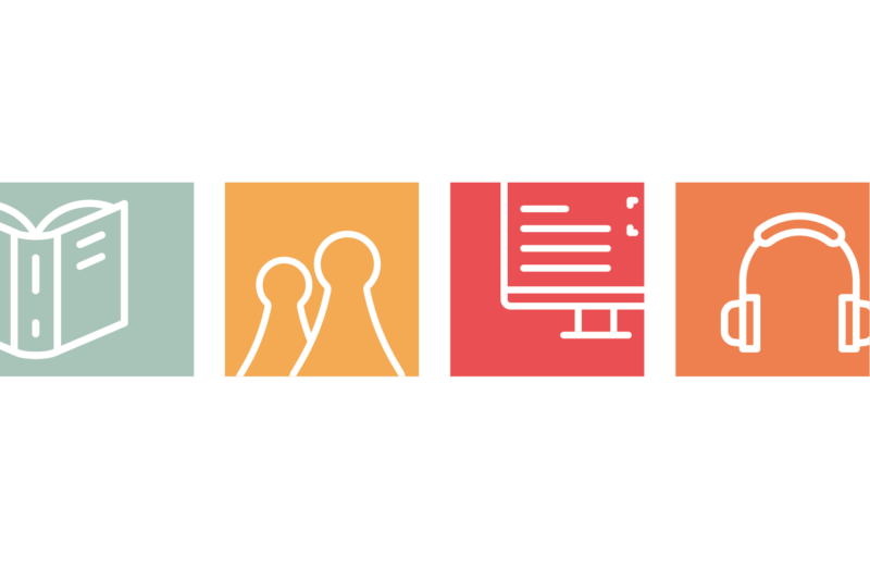 Logo der Stadtbibliothek zum Jubiläum.