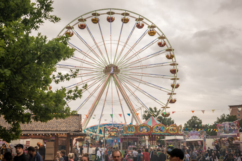 Stadtfest Dessau mit Riesenrad